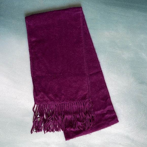 Capchatex Accessories - Capchatex Burgundy Alpaca Scarf